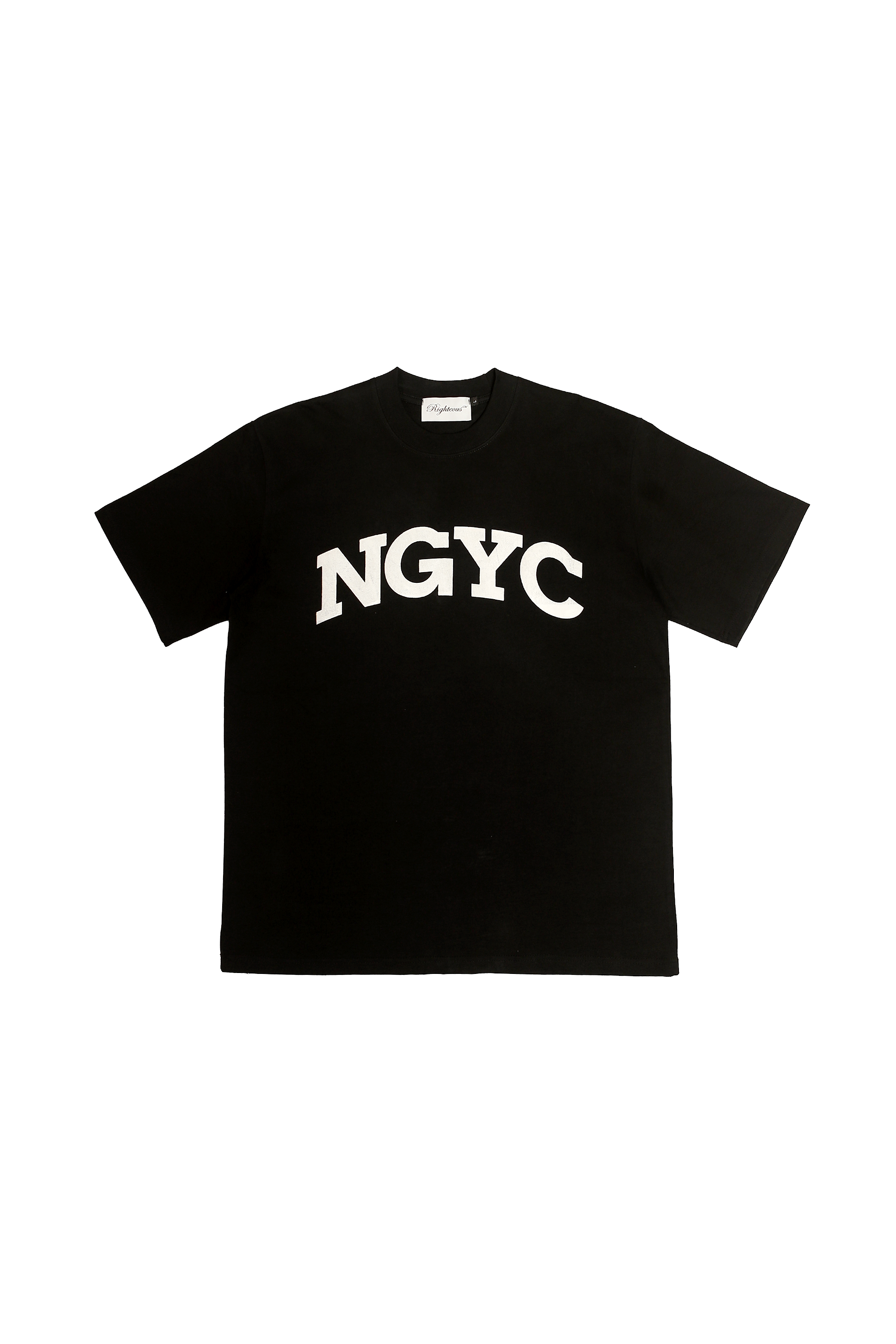 Save Your World Print T-Shirt Black